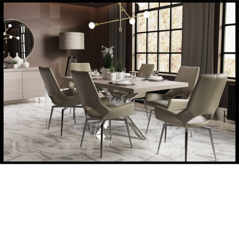 SLOANE OAK & CHROME