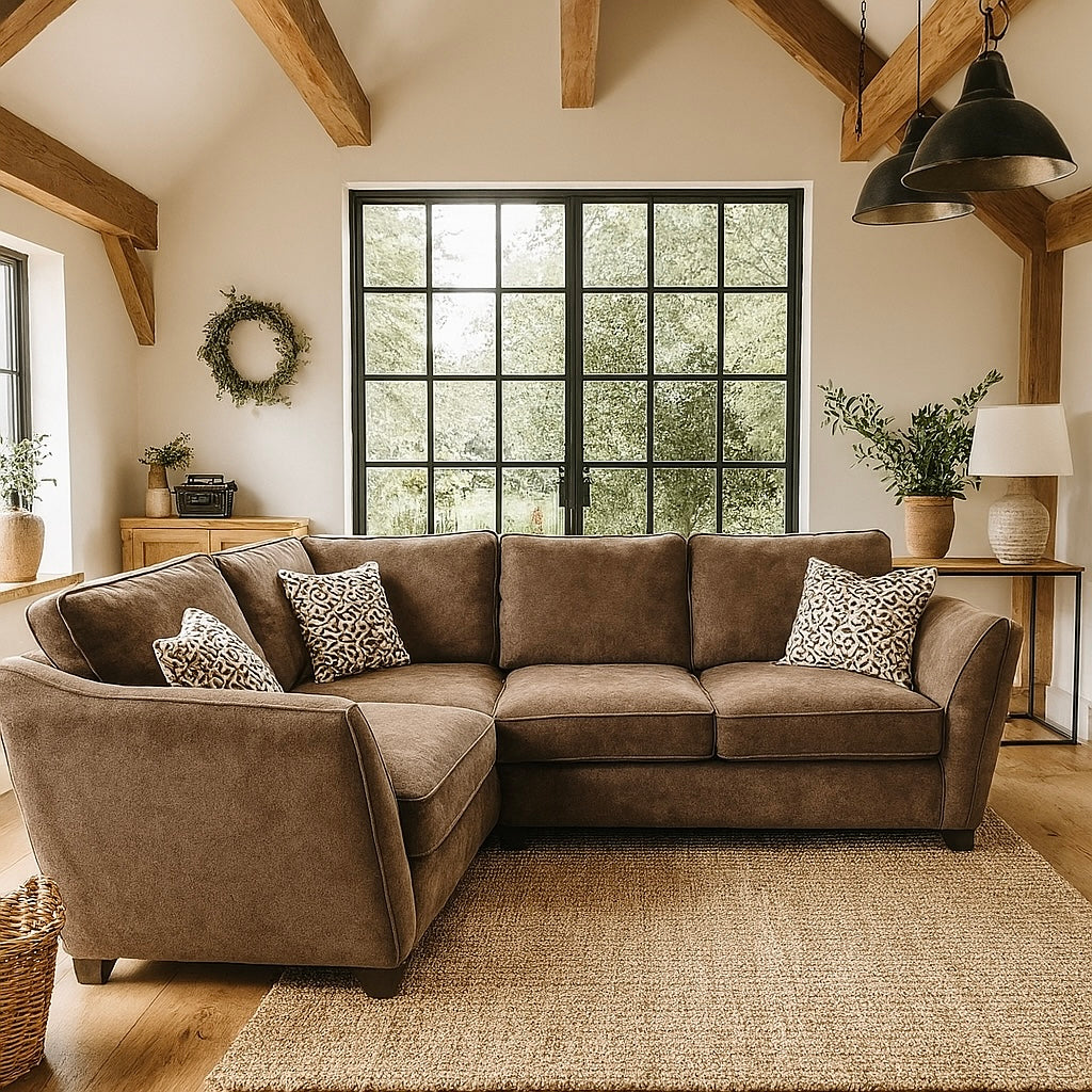 Florence Sofa - 1 Corner 2 - Kingston Nutmeg