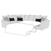 Caspian Sofa - 1 Corner 2 Sofa Bed (Pillow Back)
