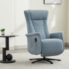 Apero Swivel Electric Recliner Armchair - Ice Blue