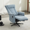 Apero Swivel Electric Recliner Armchair - Ice Blue