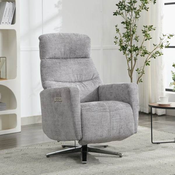 Monique Dual Motor Electric Armchair - Ash