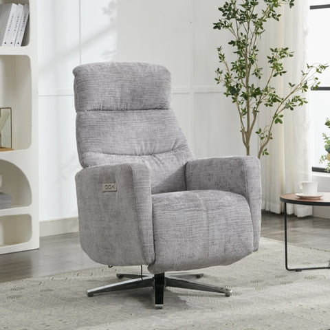 Monique Dual Motor Electric Armchair - Ash