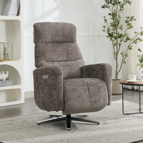 Monique Dual Motor Electric Armchair - Stone