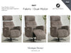 Monique Dual Motor Electric Armchair - Stone