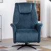 Caesar Electric Swivel Lounge Chair - Ocean Blue