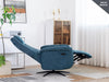 Caesar Electric Swivel Lounge Chair - Ocean Blue