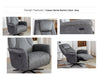 Caesar Electric Swivel Lounge Chair - Grey