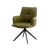 Jacob Swivel Dining Chair - Green PU