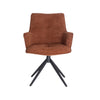 Jacob Swivel Dining Chair - Tan