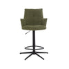 Jacob Swivel Bar Stool - Green