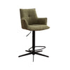 Jacob Swivel Bar Stool - Green