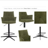 Jacob Swivel Bar Stool - Green