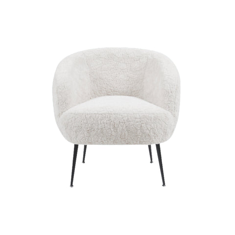 Willow Accent Chair - Lamb White