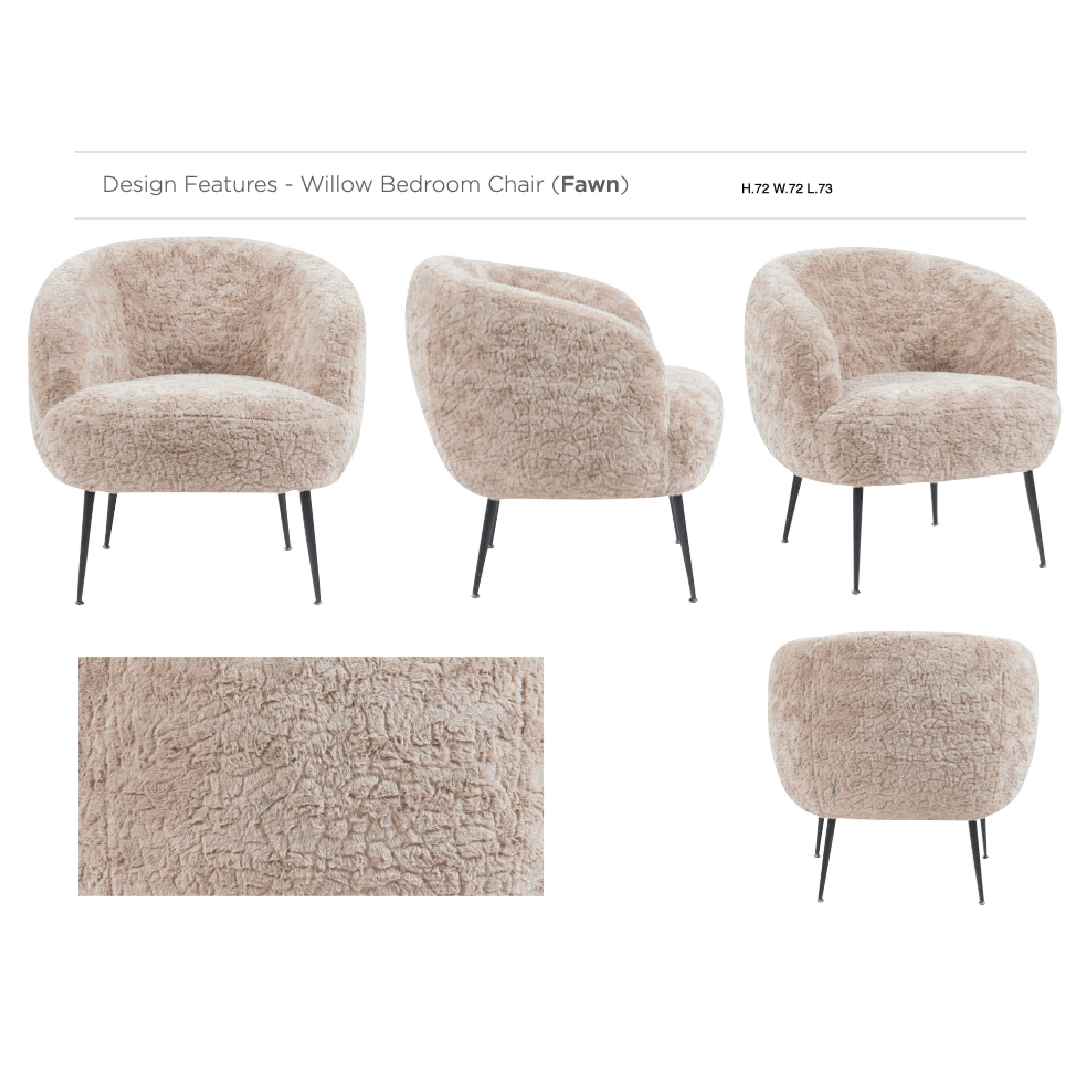 Willow Accent Chair - Fawn