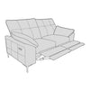 Elsie Sofa - 2 Seater (Motion Lounger)