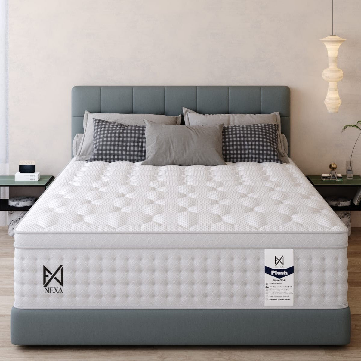 Nexa Hybrid Superior Deluxe Roll Up Mattress - Plush