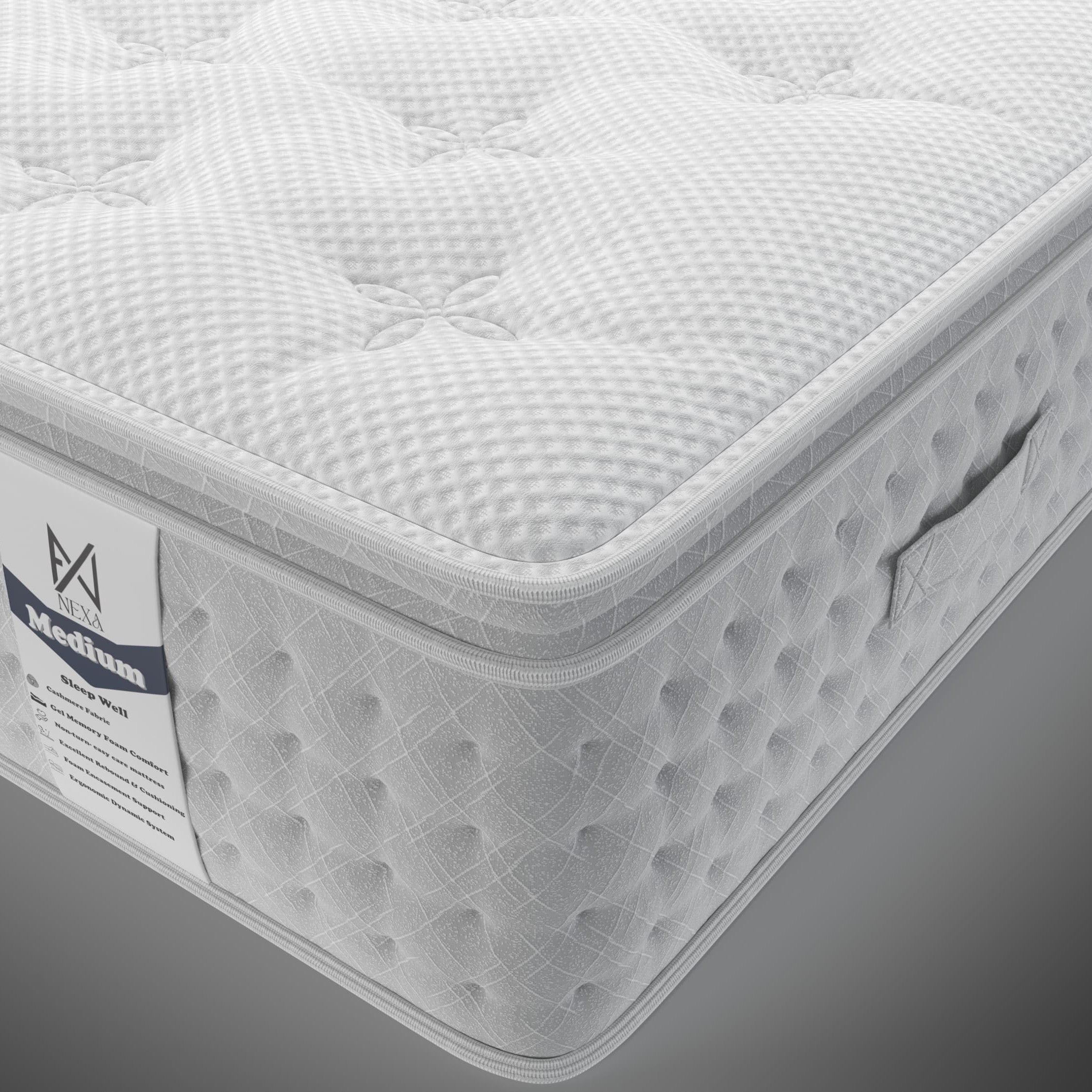 Nexa Hybrid Deluxe Roll Up Mattress - Medium