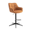 Jade Swivel Bar Stool - Rust