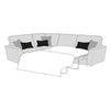 Caspian Sofa - 1 Corner 2 Sofa Bed (Standard Back)