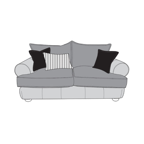 Viscount Mix Sofa - 2 Seater (Standard Back)