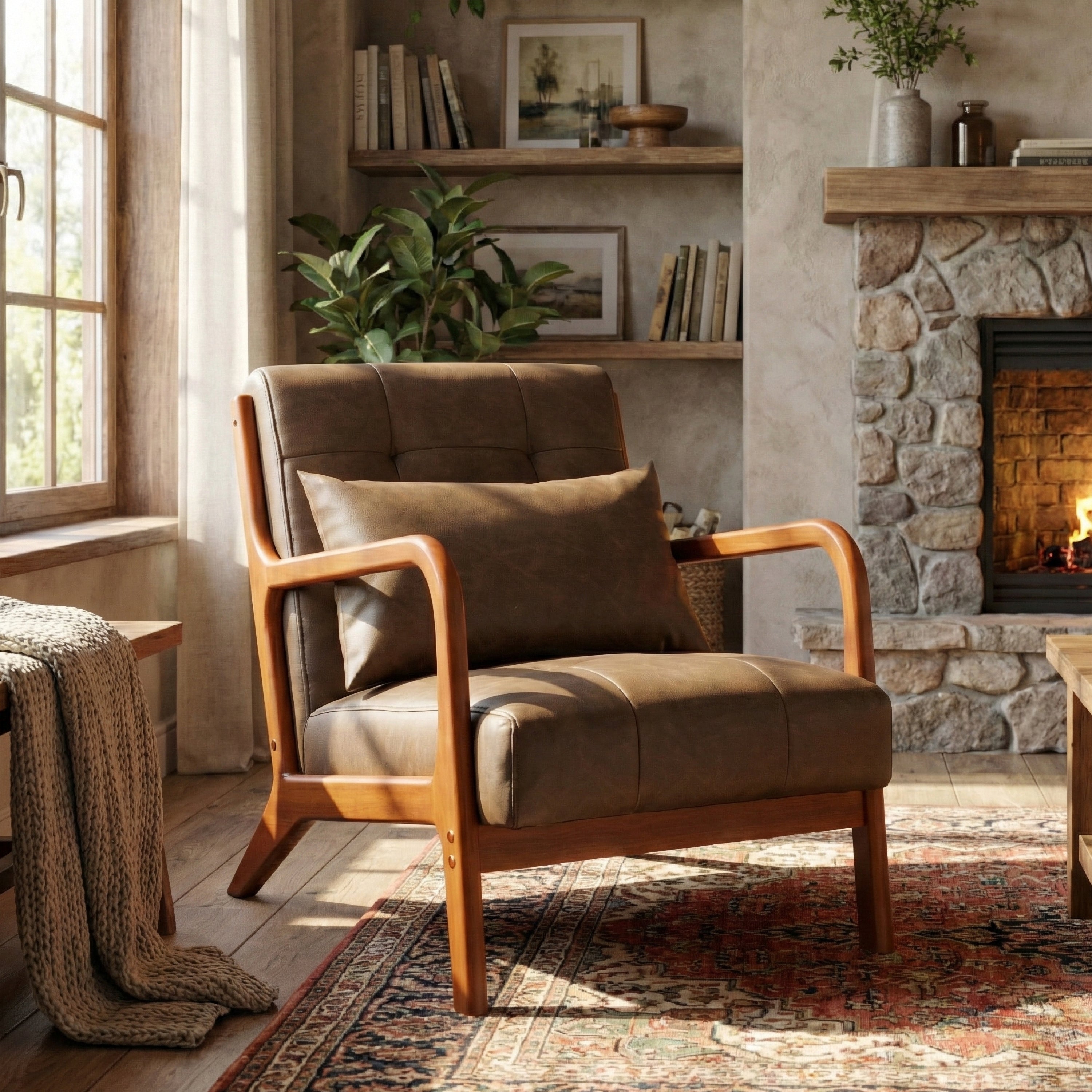 Juniper Accent Chair - Brown