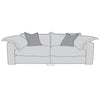 Lennox Sofa - 4 Seater Modular