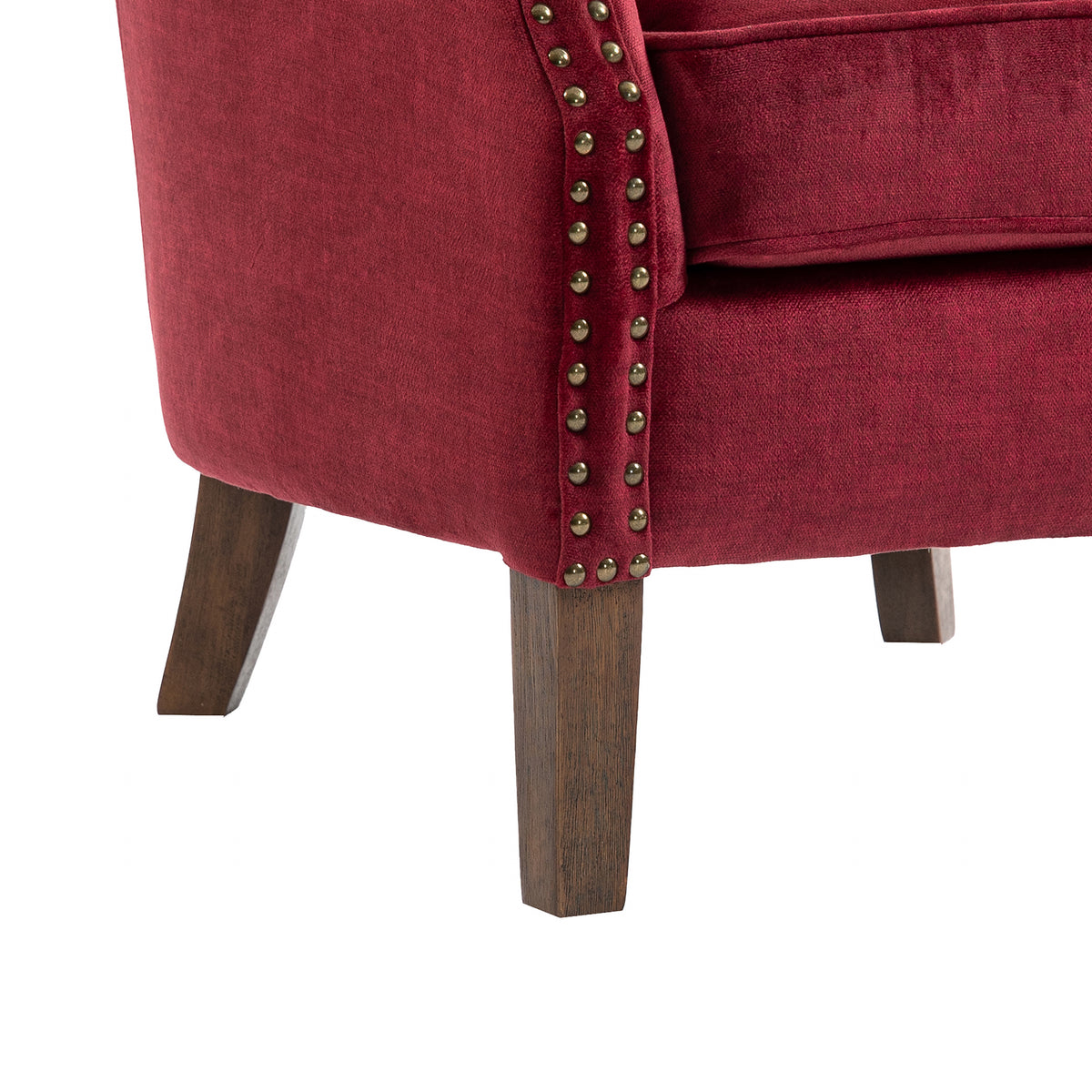 Harlow Accent Arm Chair - Bordeaux