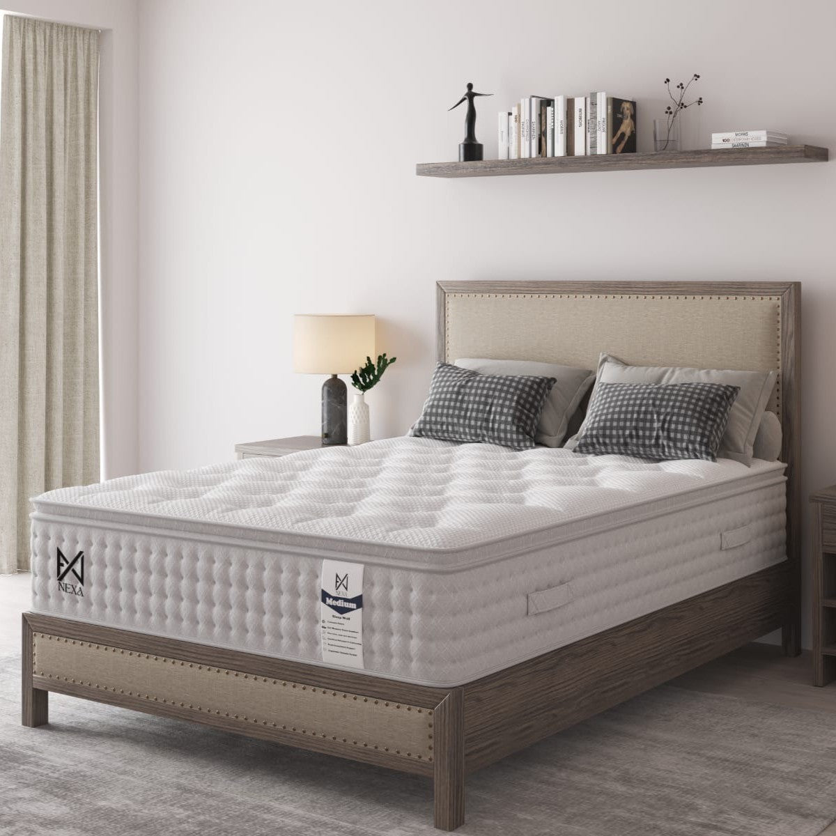 Nexa Hybrid Deluxe Roll Up Mattress - Medium