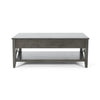 Large Lift-Top Laptop Coffee Table - Grey