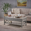 Large Lift-Top Laptop Coffee Table - Grey