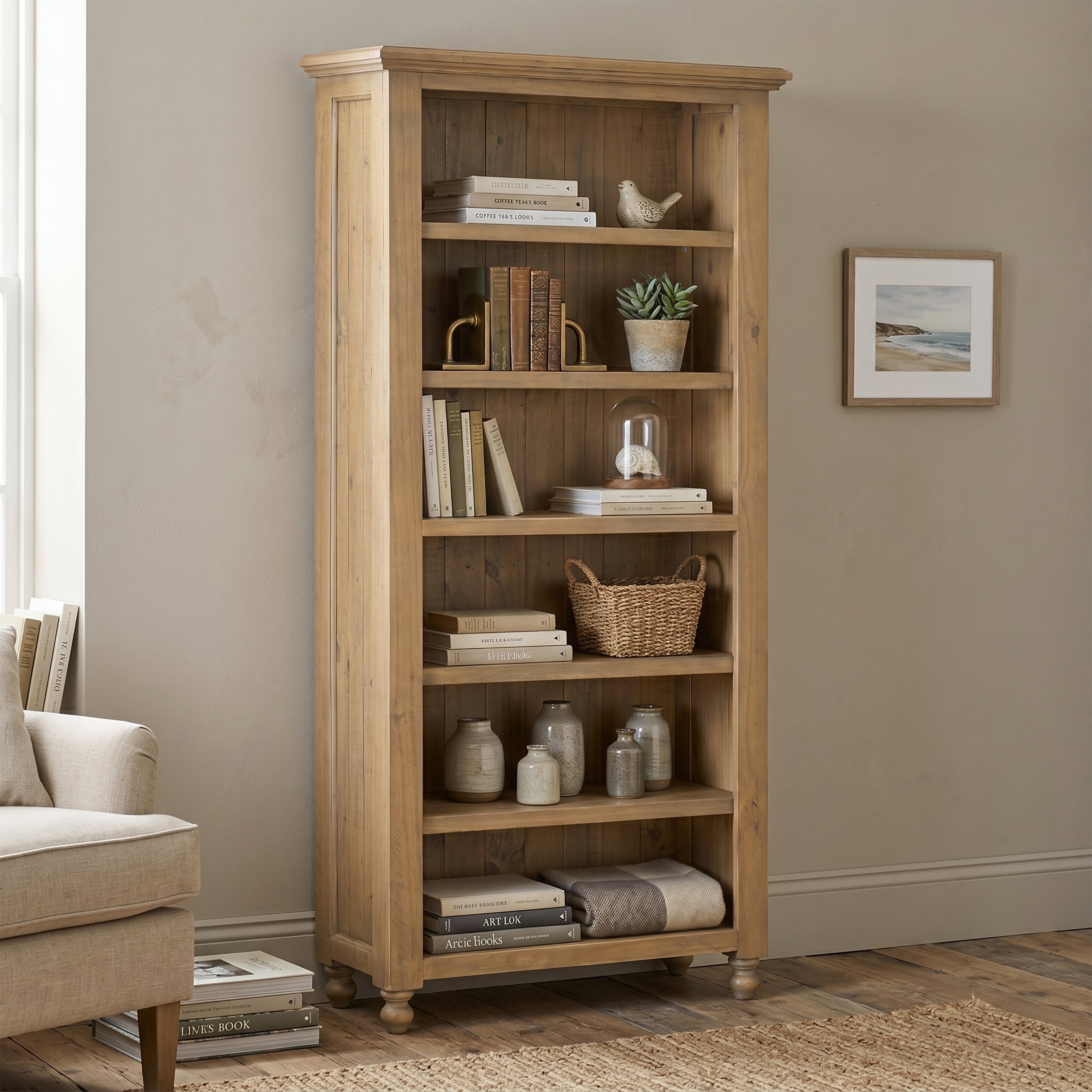 Chateau Rustic Large Bookcase