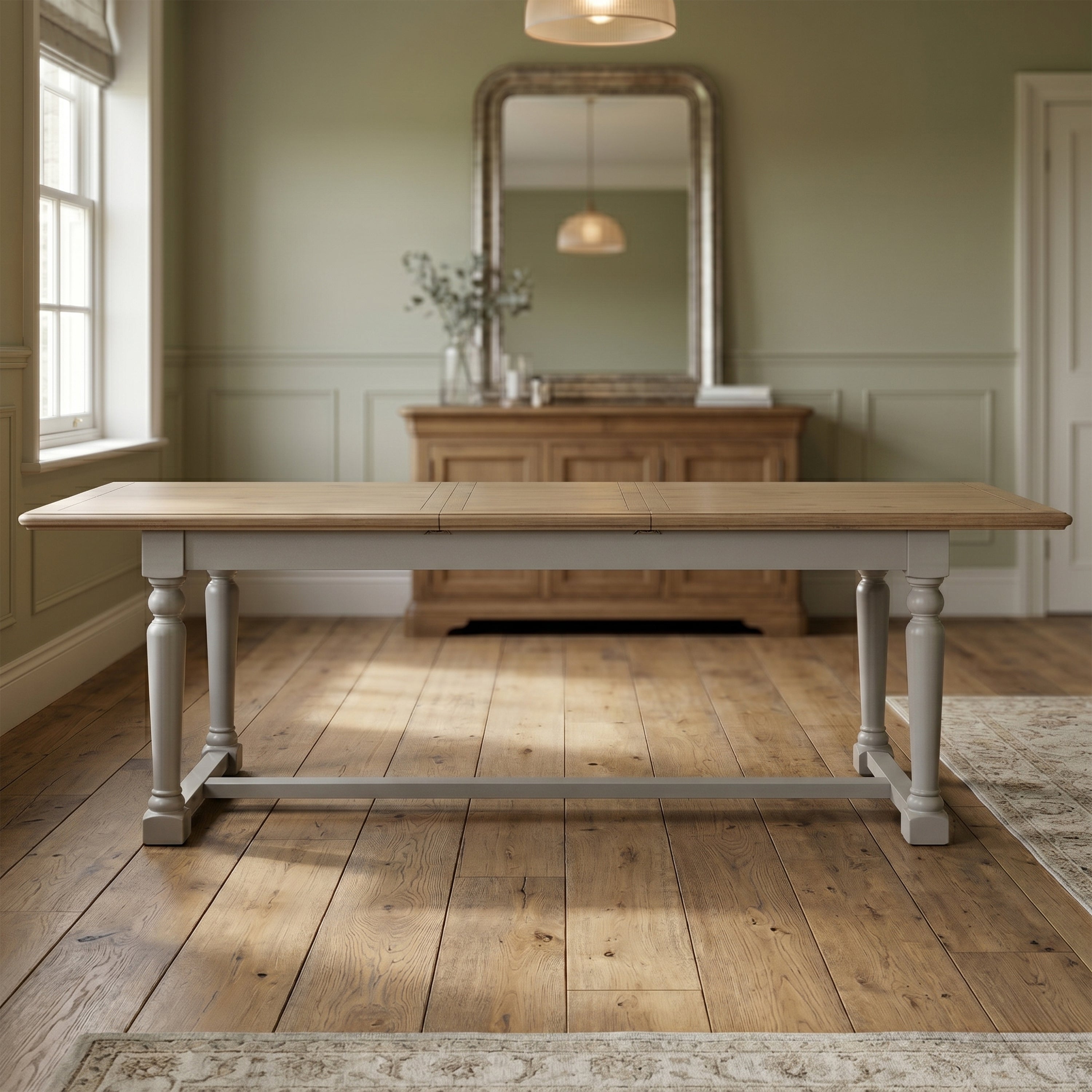 Chateau Painted 200-250cm Extension Dining Table