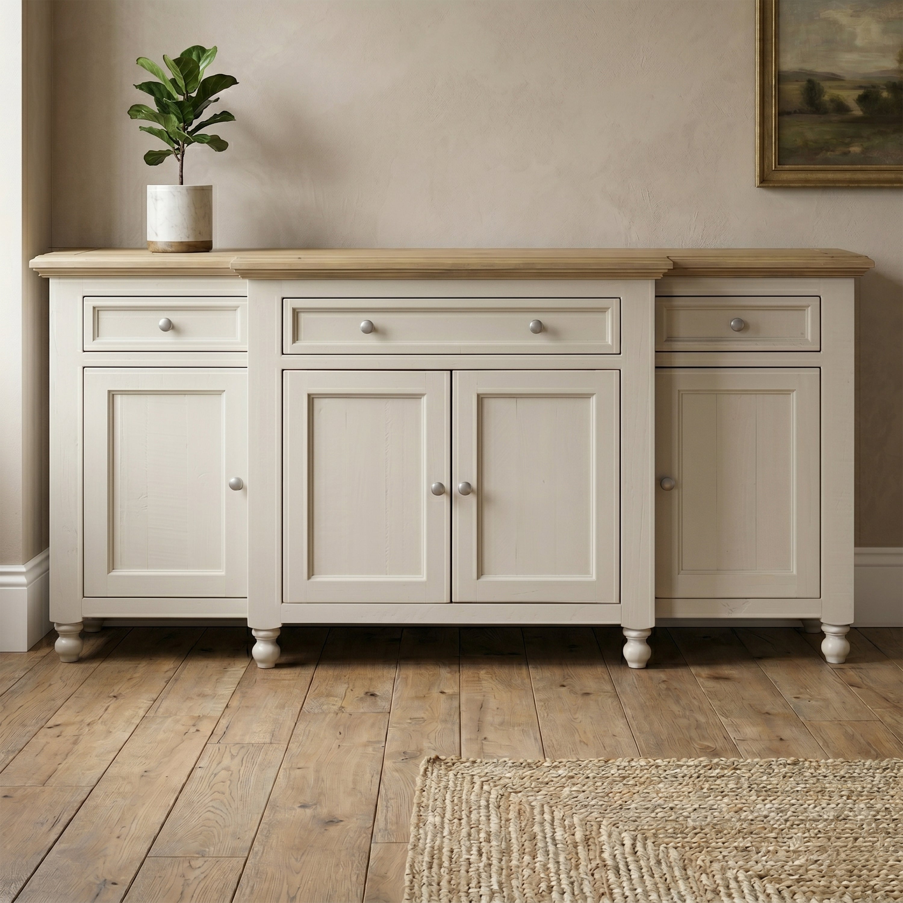 Chateau Painted Sideboard - 4 Door 3 Drawer