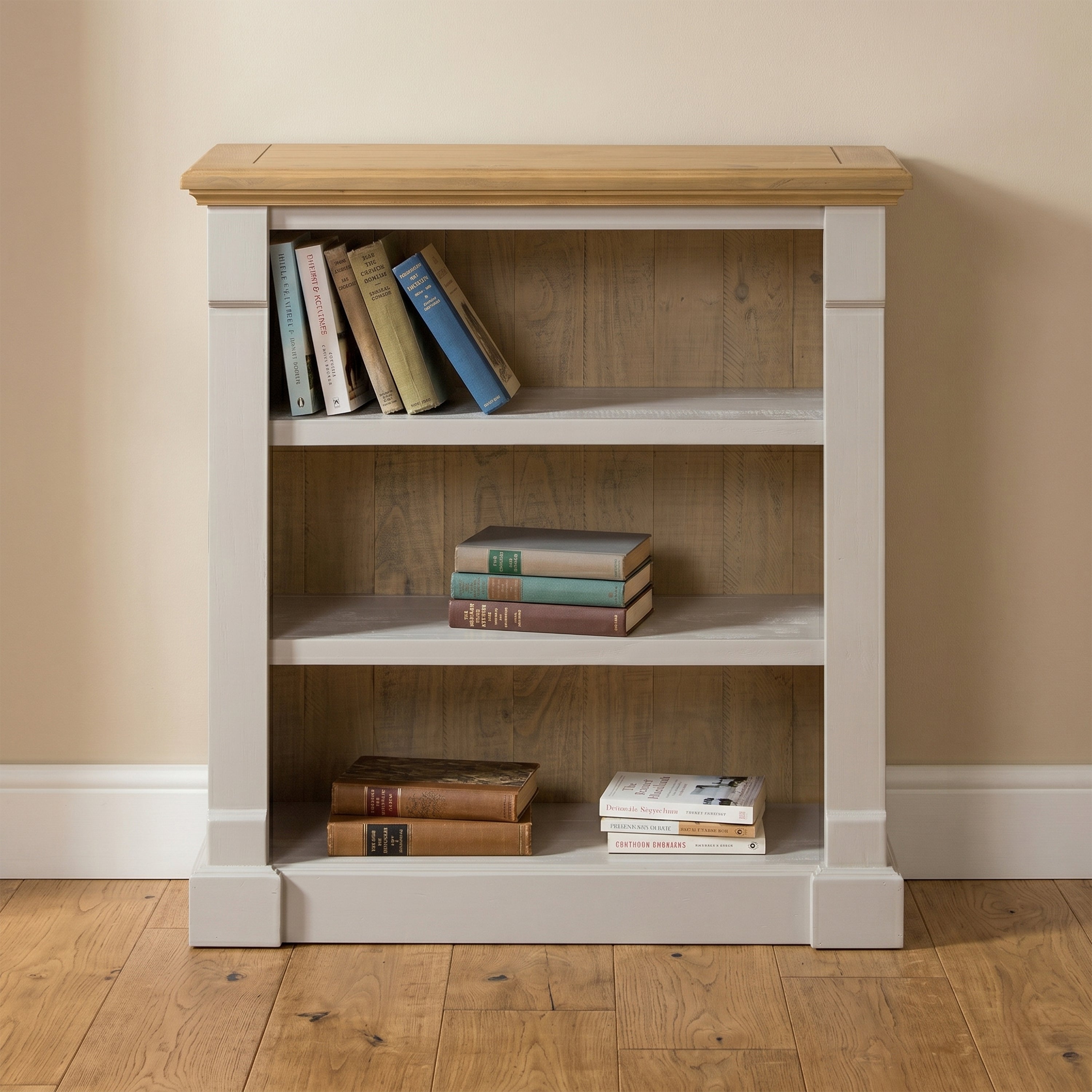 Chateau Painted Low bookcase