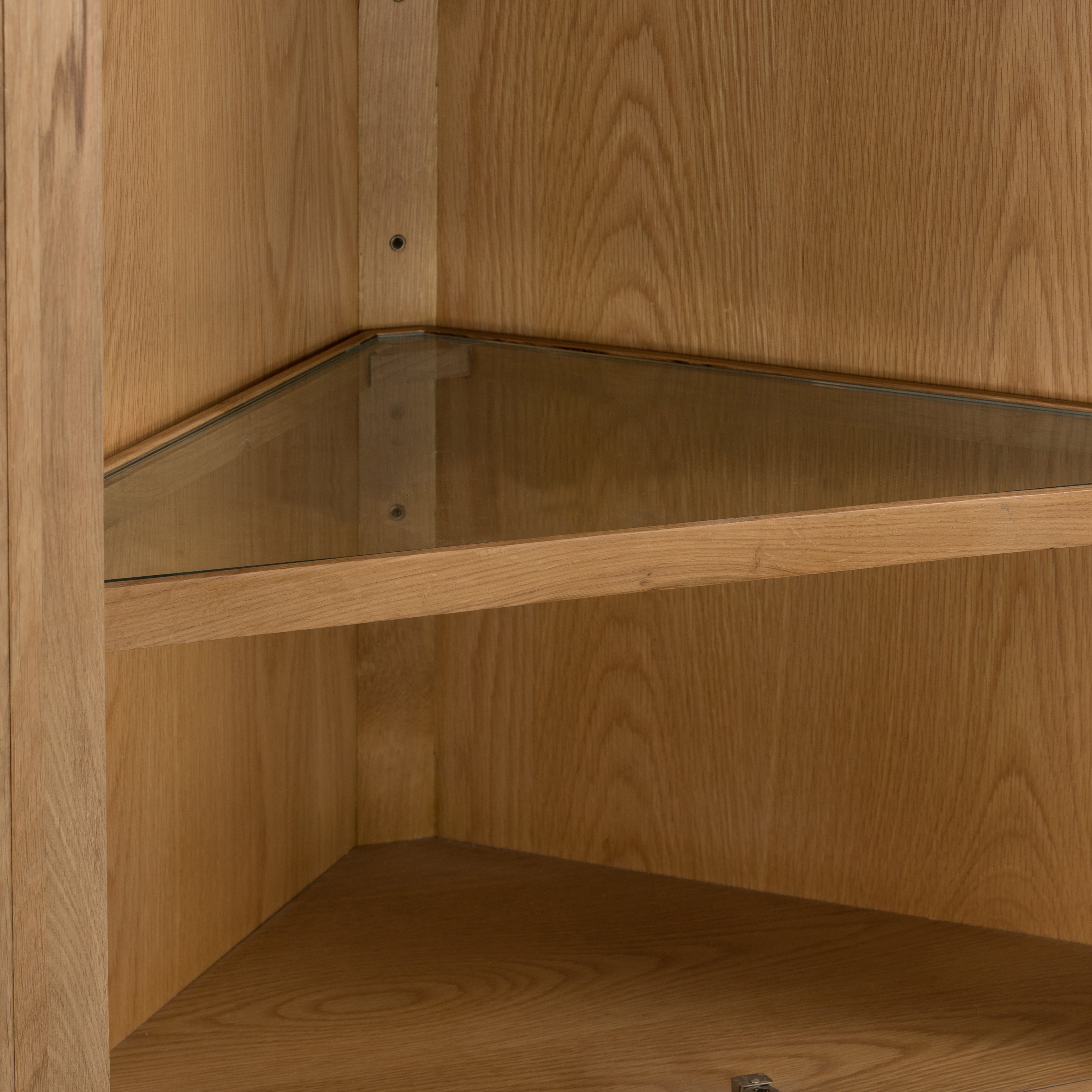 Kilkenny Oak Corner Display Unit