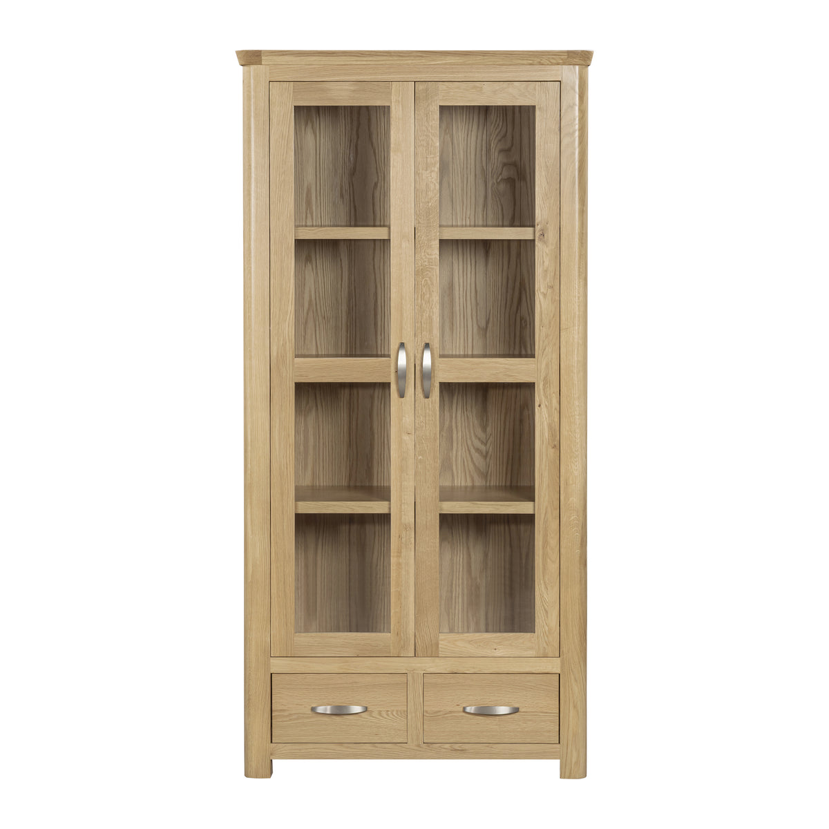 Treviso Oak Display Cabinet