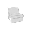 Caspian Sofa - Armless Unit (Standard Back)