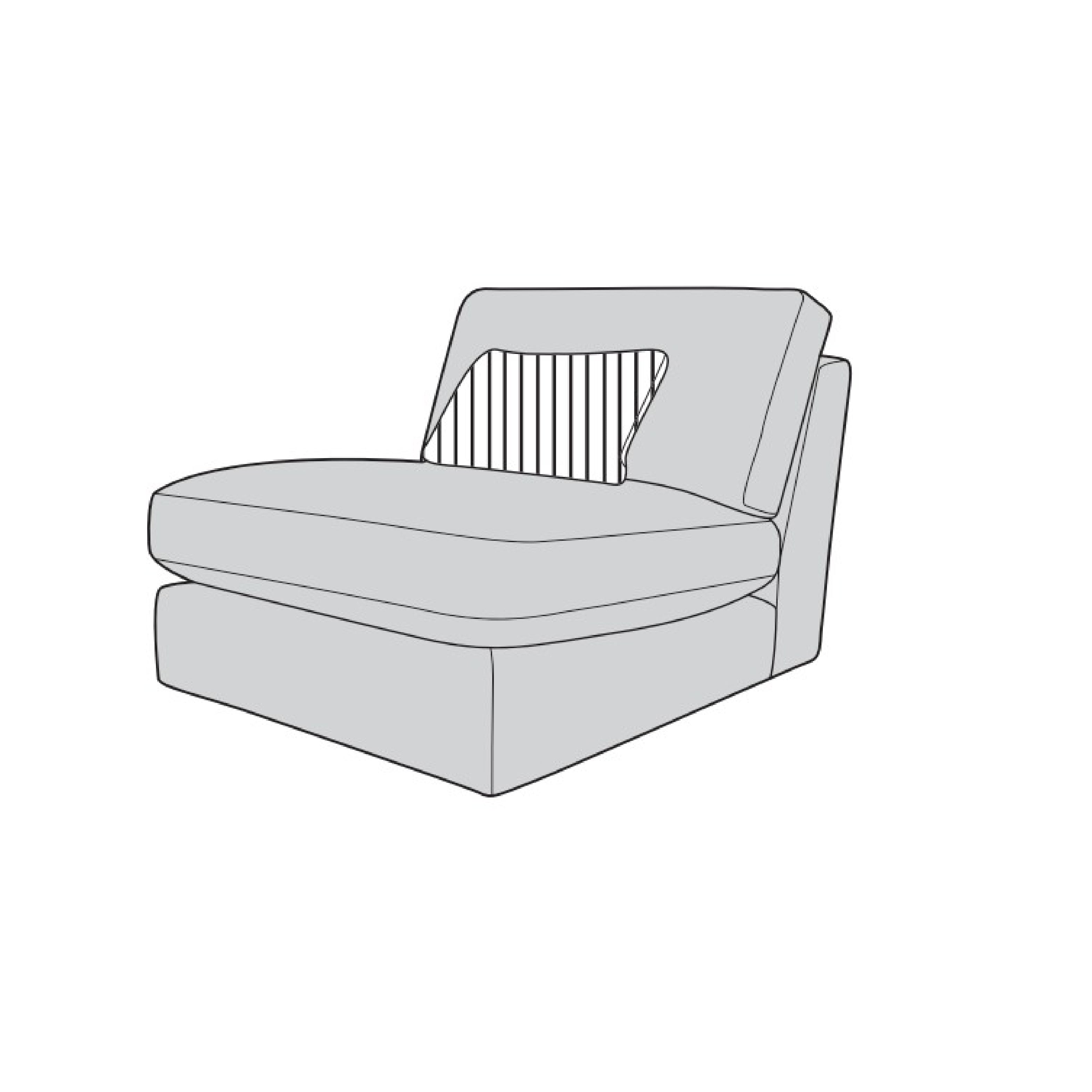 Benz Sofa - Armless Unit
