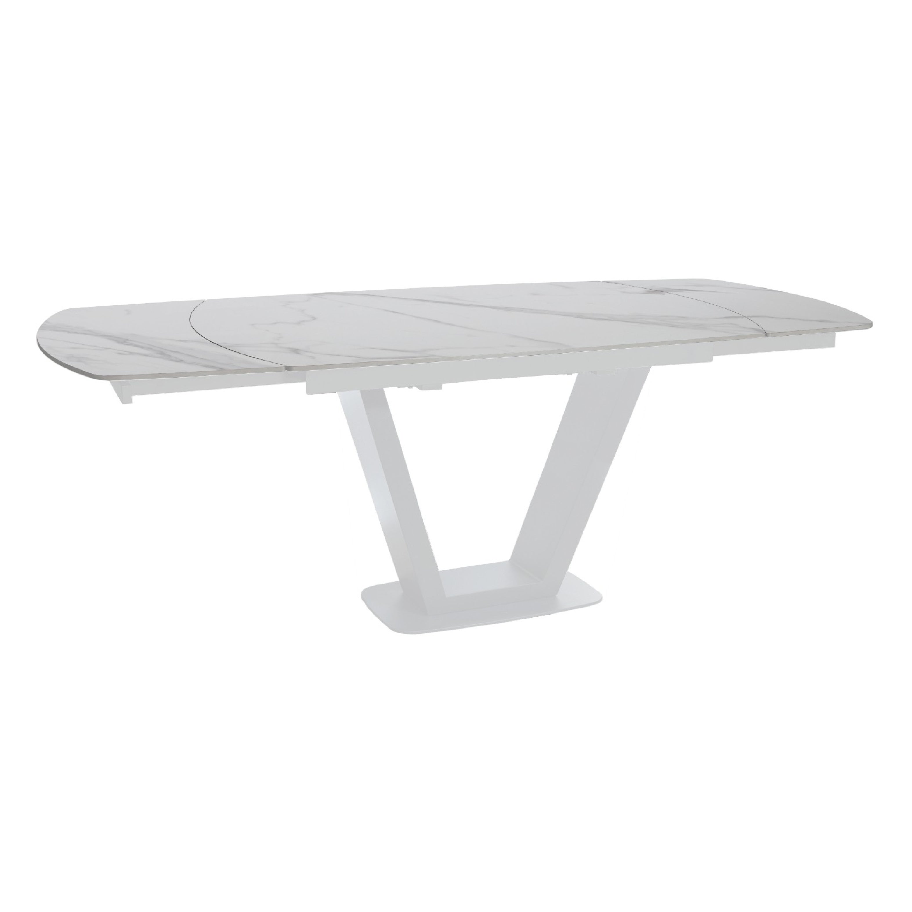 Apollo Dining Table 120cm Motion - White