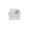 Caspian Sofa - Arm Chair (Standard Back)