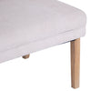 Montgomery Straight Buttoned Back Bench - Natural
