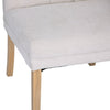 Montgomery Straight Buttoned Back Bench - Natural