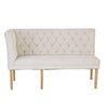 Montgomery Left Hand Buttoned Back Bench - Natural