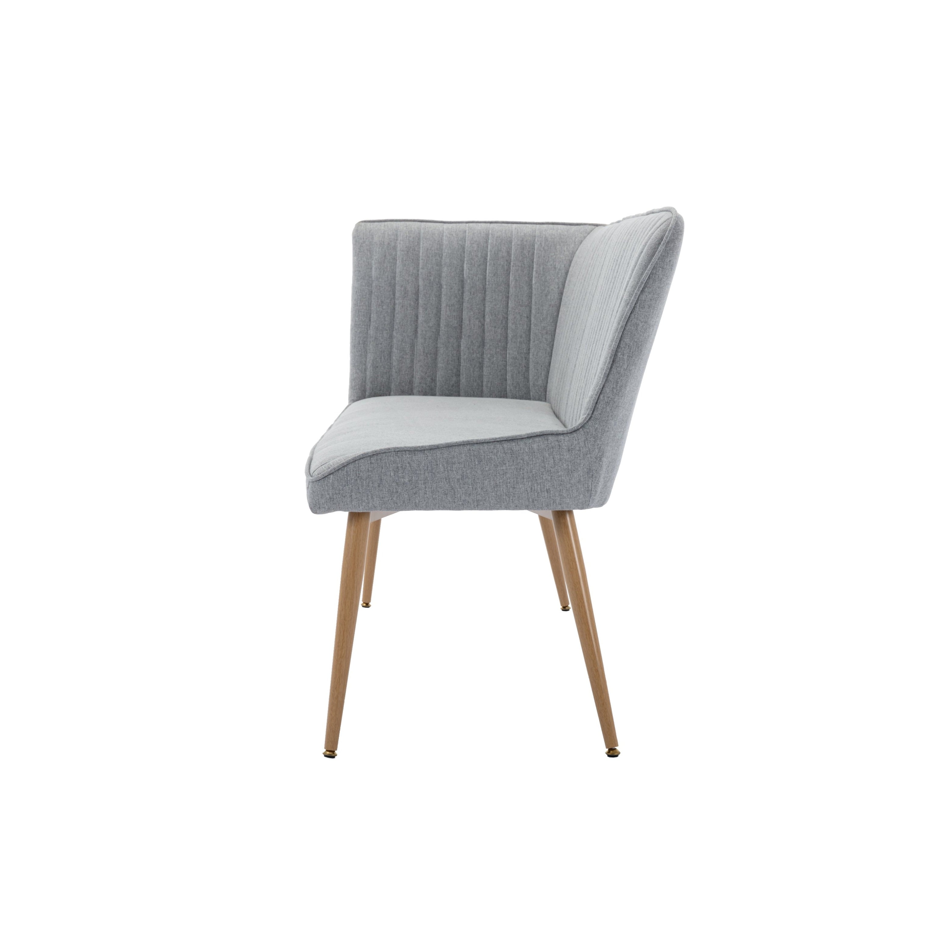 Otis Left Hand Corner Bench - Light Grey