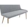 Otis Right Hand Corner Bench - Light Grey