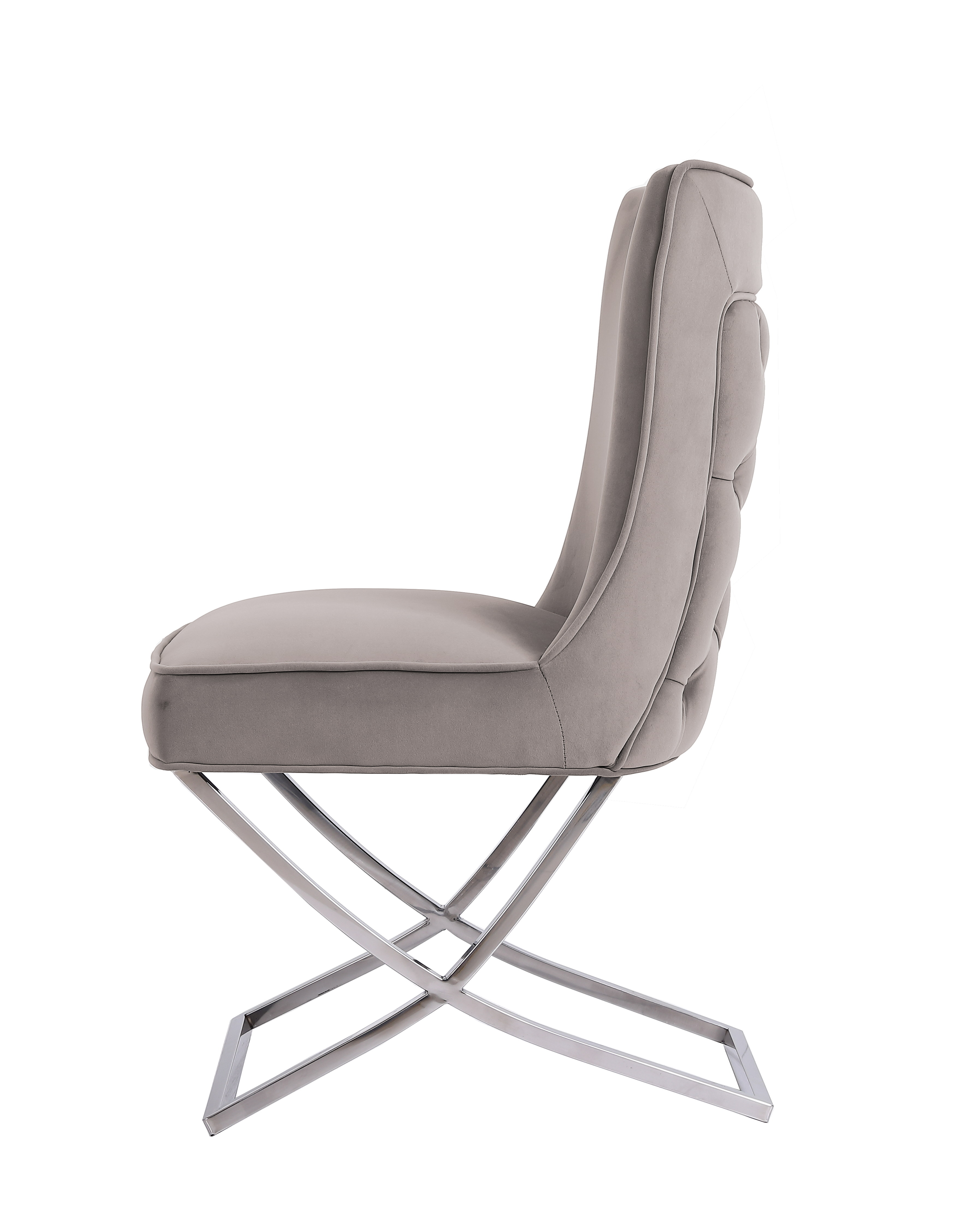 Aurora Chair - Taupe Velvet