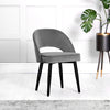 Nova Chair - Grey Velvet
