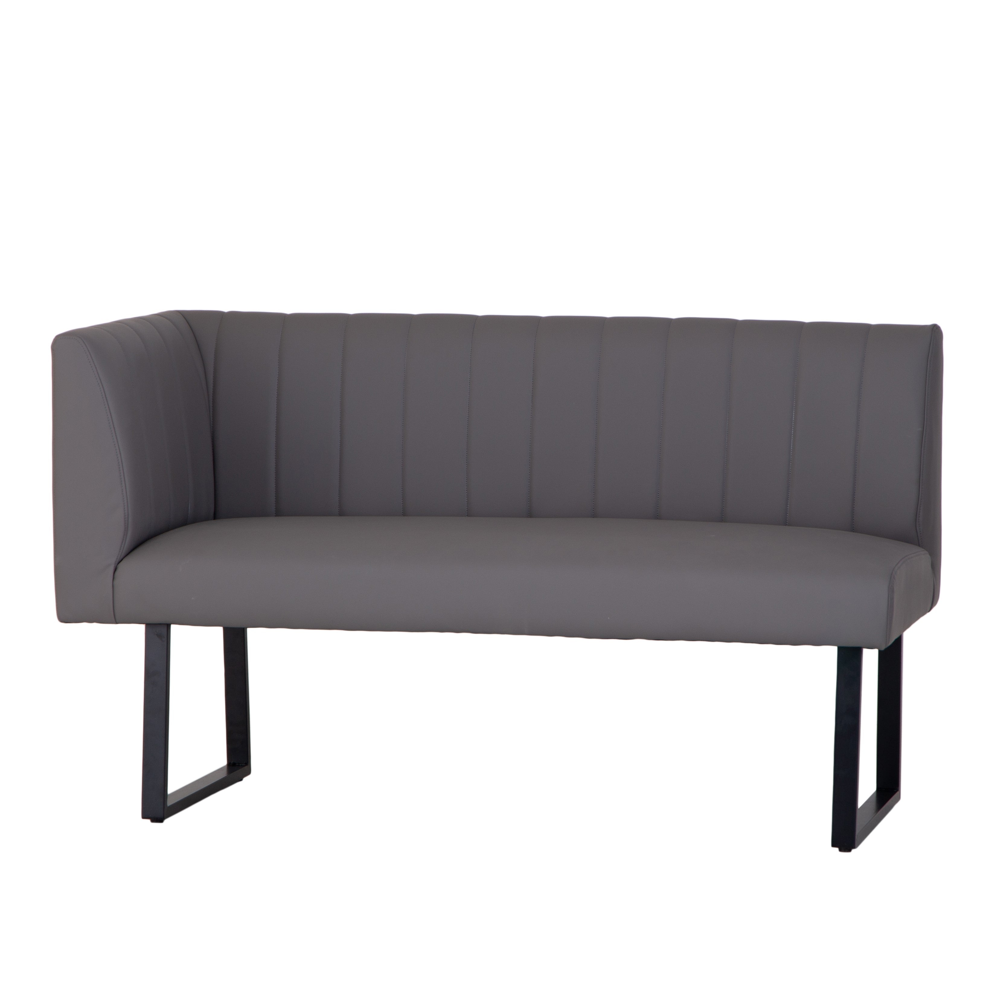 Otto Right Hand Corner Bench - Grey