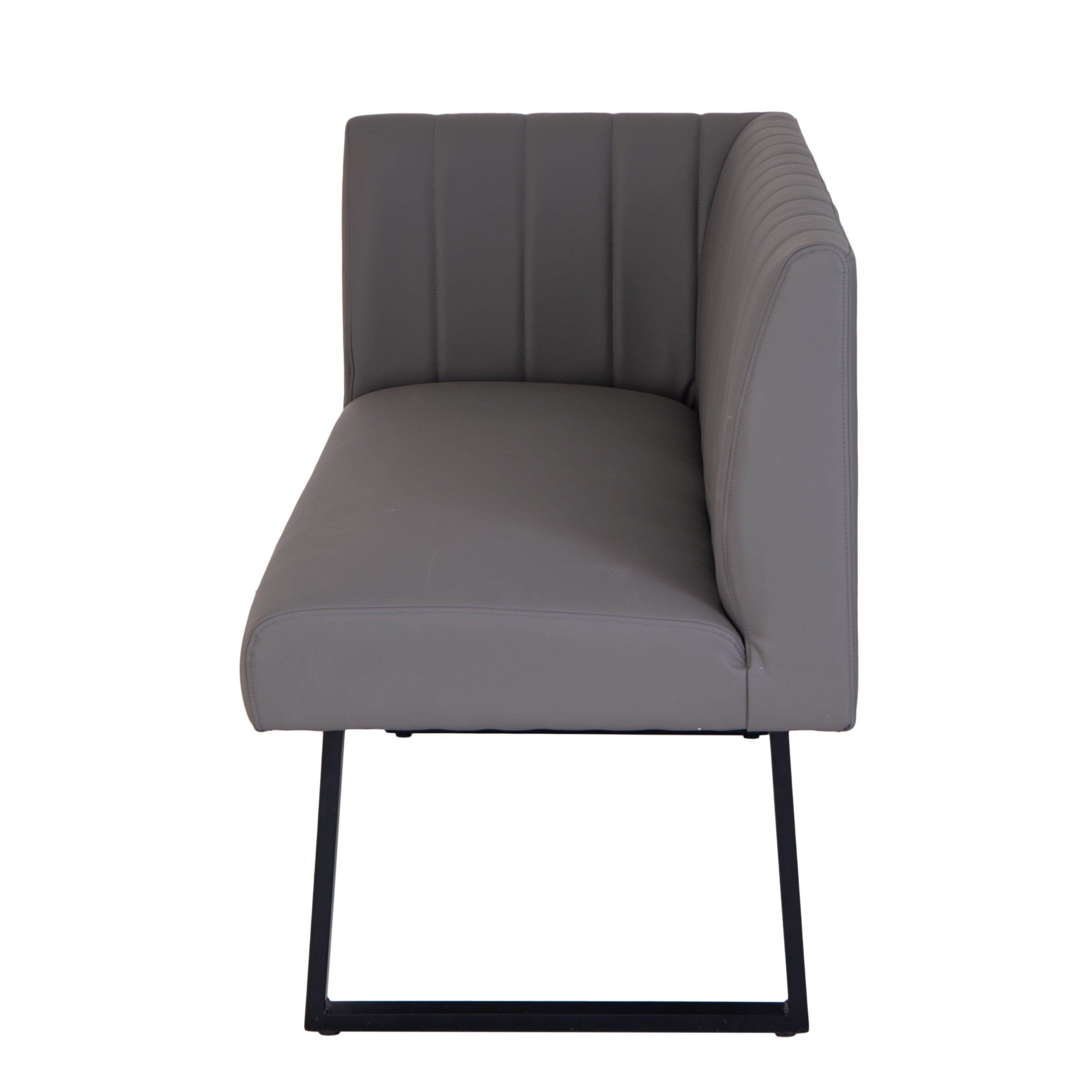 Otto Right Hand Corner Bench - Grey